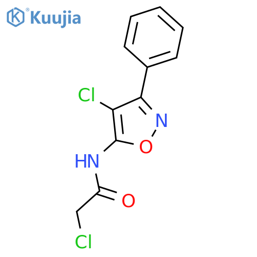 Acetamide, 2-chloro-N-(4-chloro-3-phenyl-5-isoxazolyl)- structure