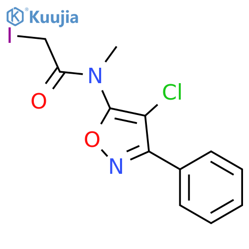 Acetamide, N-(4-chloro-3-phenyl-5-isoxazolyl)-2-iodo-N-methyl- structure