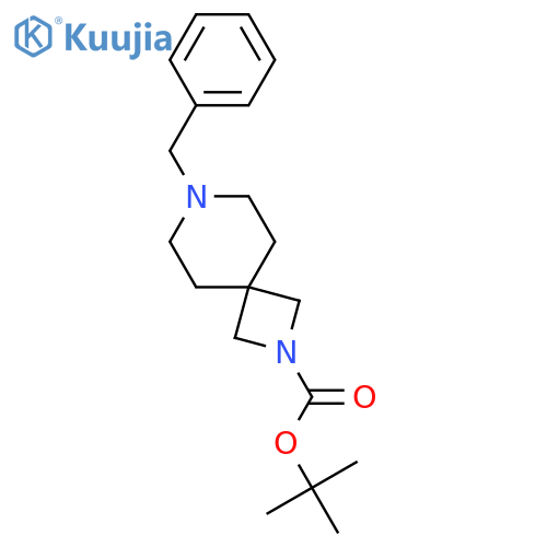 tert-Butyl 7-benzyl-2,7-diazaspiro[3.5]nonane-2-carboxylate structure