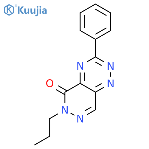 Pyridazino[4,5-e]-1,2,4-triazin-5(6H)-one, 3-phenyl-6-propyl- structure