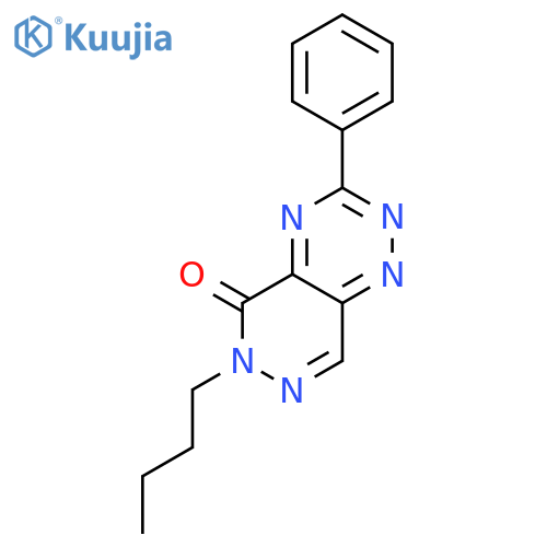 Pyridazino[4,5-e]-1,2,4-triazin-5(6H)-one, 6-butyl-3-phenyl- structure