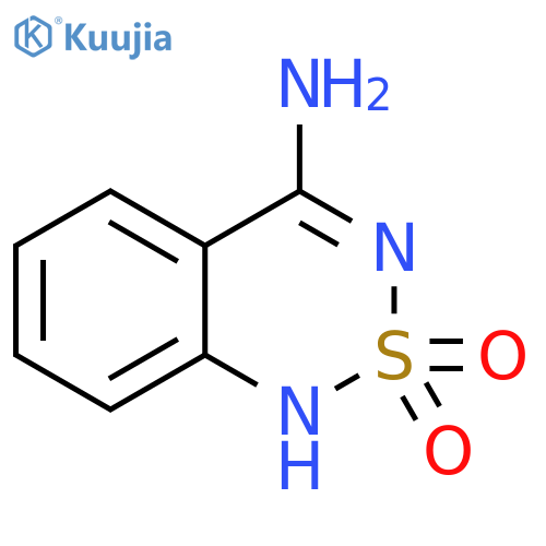 2,2-dioxo-1H-2λ?,1,3-benzothiadiazin-4-amine structure