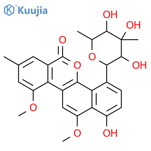 Chrysomycin B; 1'-Epimer (?) structure