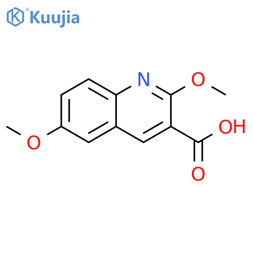 2,6-Dimethoxyquinoline-3-carboxylic acid structure