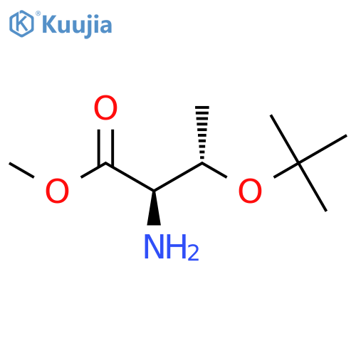 methyl (2R,3S)-2-amino-3-(tert-butoxy)butanoate structure