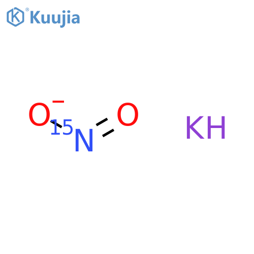 Nitrous-<sup>15</sup>N acid, potassium salt (9CI) structure