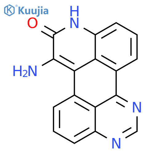 Quino[5,4-ef]perimidin-8(9H)-one, 7-amino- structure
