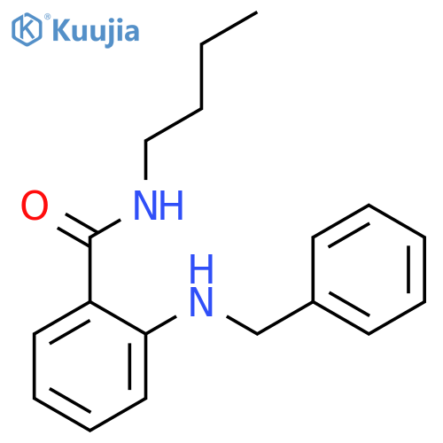 Benzamide, N-butyl-2-[(phenylmethyl)amino]- structure