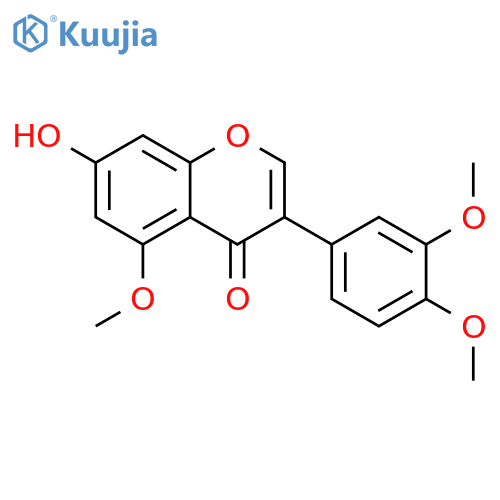 3-(3,4-dimethoxyphenyl)-7-hydroxy-5-methoxychromen-4-one structure