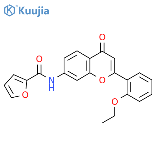 N-2-(2-ethoxyphenyl)-4-oxo-4H-chromen-7-ylfuran-2-carboxamide structure