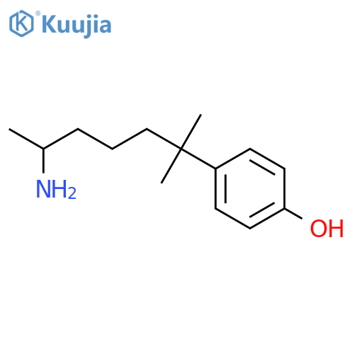 Phenol, 4-(5-amino-1,1-dimethylhexyl)- structure