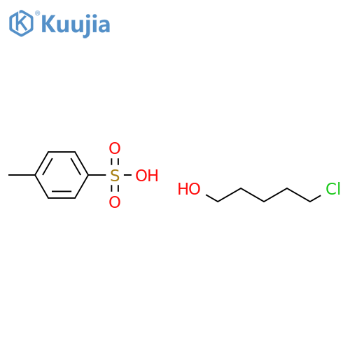5-chloropentan-1-ol,4-methylbenzenesulfonic acid structure