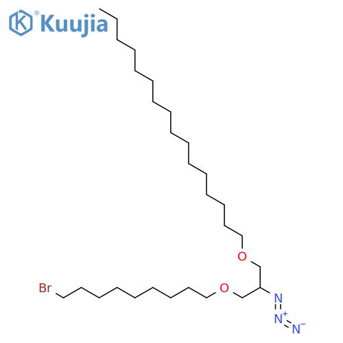 Hexadecane, 1-[2-azido-3-[(9-bromononyl)oxy]propoxy]- structure