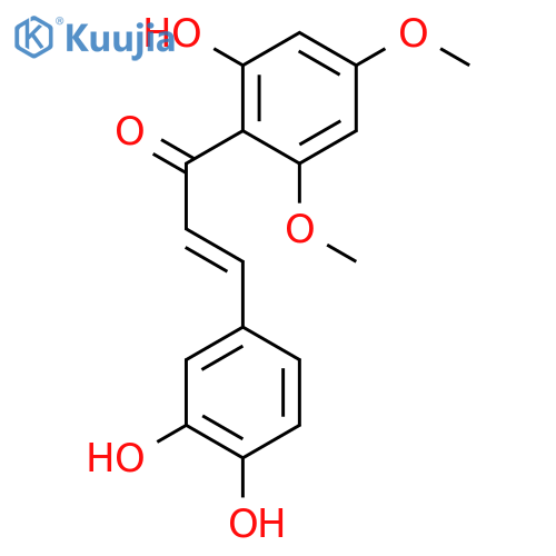 2-Propen-1-one,3-(3,4-dihydroxyphenyl)-1-(2-hydroxy-4,6-dimethoxyphenyl)- structure