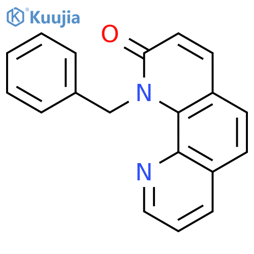 1,10-Phenanthrolin-2(1H)-one, 1-(phenylmethyl)- structure