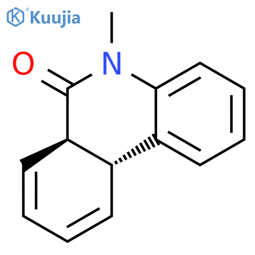 6(5H)-Phenanthridinone, 6a,10a-dihydro-5-methyl-, trans- structure