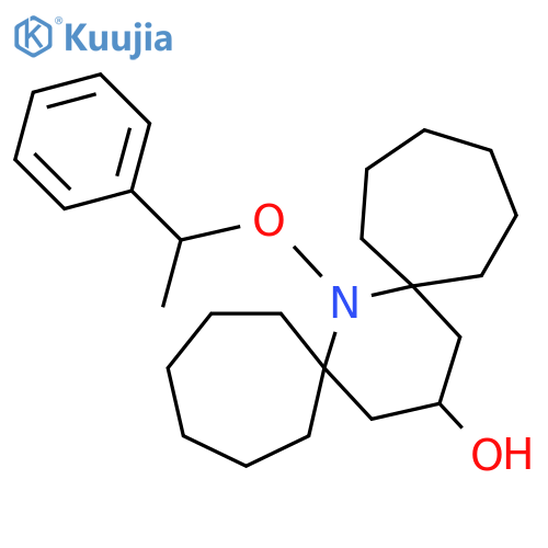 8-Azadispiro[6.1.6.3]octadecan-17-ol, 8-(1-phenylethoxy)- structure