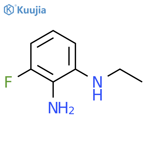 1-N-ethyl-3-fluorobenzene-1,2-diamine structure