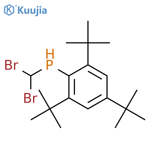 Phosphine, (dibromomethyl)[2,4,6-tris(1,1-dimethylethyl)phenyl]- structure