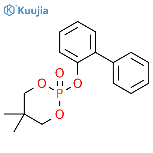 1,3,2-DIOXAPHOSPHORINANE, 2-([1,1'-BIPHENYL]-2-YLOXY)-5,5-DIMETHYL-, 2-OXIDE structure