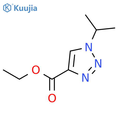 1H-1,2,3-Triazole-4-carboxylic acid, 1-(1-methylethyl)-, ethyl ester structure