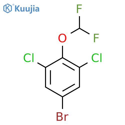 5-bromo-1,3-dichloro-2-(difluoromethoxy)benzene structure