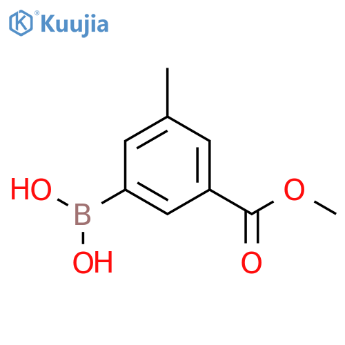 3-(METHOXYCARBONYL)-5-METHYLPHENYLBORONIC ACID structure