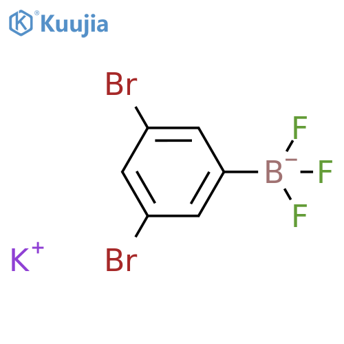 Potassium 3,5-dibromophenyltrifluoroborate structure
