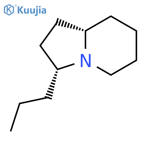 Indolizine, octahydro-3-propyl-, (3R,8aS)-rel- structure