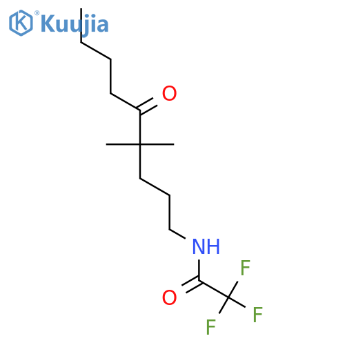 Acetamide, N-(4,4-dimethyl-5-oxononyl)-2,2,2-trifluoro- structure