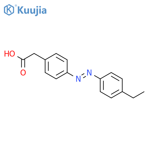 2-[4-[(4-ethylphenyl)diazenyl]phenyl]acetic Acid structure