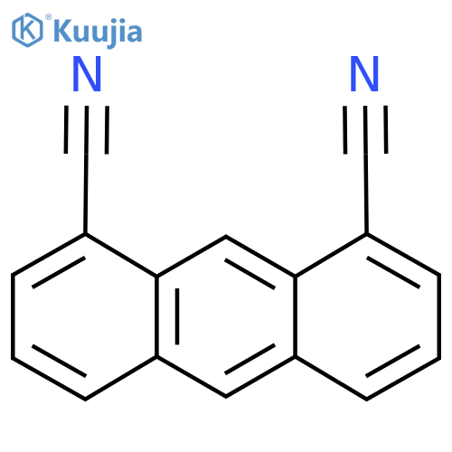 Anthracene-1,8-dicarbonitrile structure