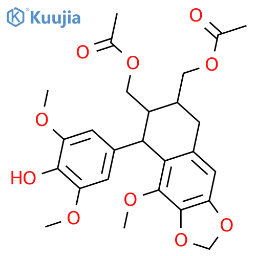 2,7'-Cyclo-8,8'-lignan-3,3',4,4',5,5',9,9'-octol; (7'R,8S,8'R)-form, 4,5-Methylene, 3,3',5'-tri-Me ether, 9,9'-di-Ac structure