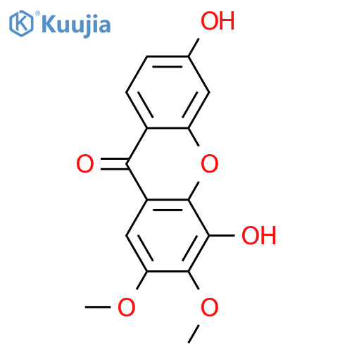 2,3,4,6-Tetrahydroxyxanthone; 2,3-Di-Me ether structure