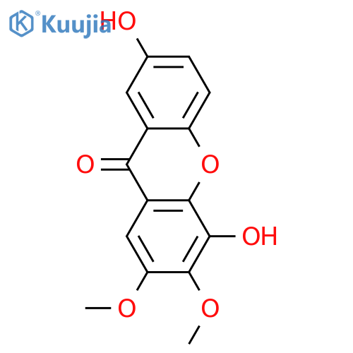 2,3,4,7-Tetrahydroxyxanthone; 2,3-Di-Me ether structure