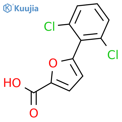 2-Furancarboxylic acid, 5-(2,6-dichlorophenyl)- structure