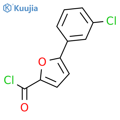 5-(3-Chlorophenyl)furan-2-carbonyl Chloride structure