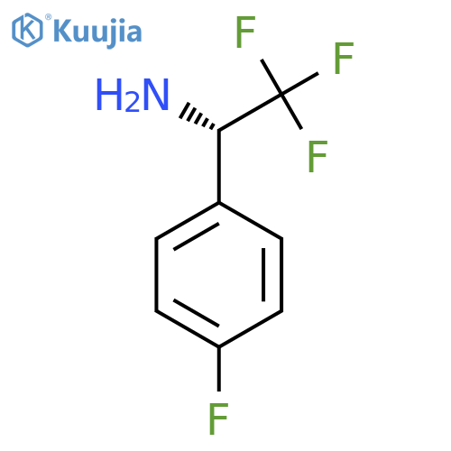 (1S)-2,2,2-trifluoro-1-(4-fluorophenyl)ethanamine structure