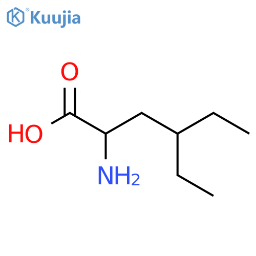 2-amino-4-ethylhexanoic acid structure