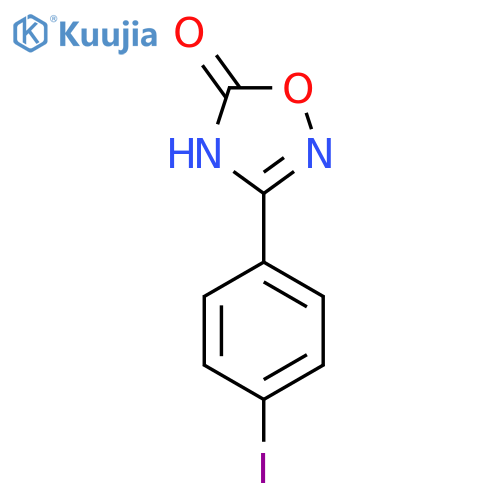 3-(4-iodophenyl)-4,5-dihydro-1,2,4-oxadiazol-5-one structure
