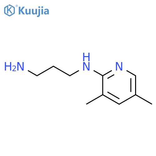 N1-(3,5-dimethylpyridin-2-yl)propane-1,3-diamine structure