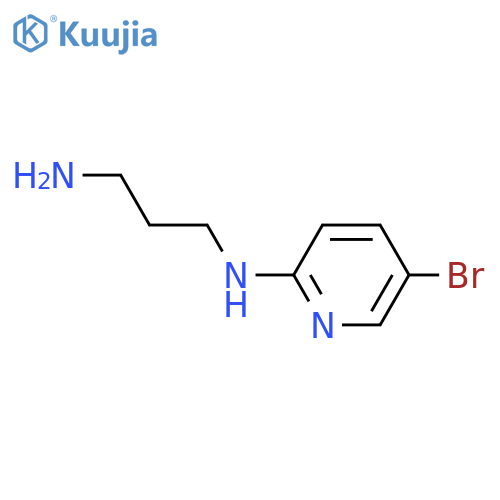 2-N-(3-Aminopropyl)-amino-5-bromopyridine structure