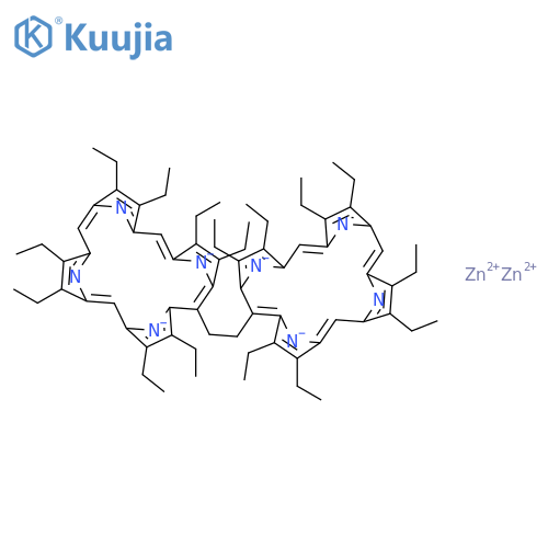 Zinc, [m-[[5,5'-(1,2-ethanediyl)bis[2,3,7,8,12,13,17,18-octaethyl-21H,23H-porphinato-kN21,kN22,kN23,kN24]](4-)]]- structure