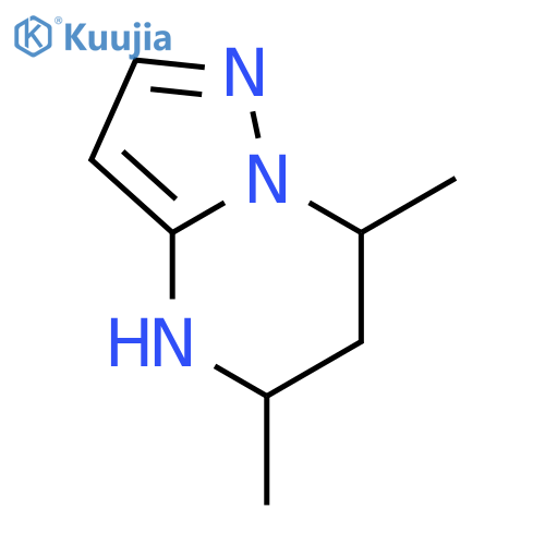 5,7-dimethyl-4H,5H,6H,7H-pyrazolo1,5-apyrimidine structure