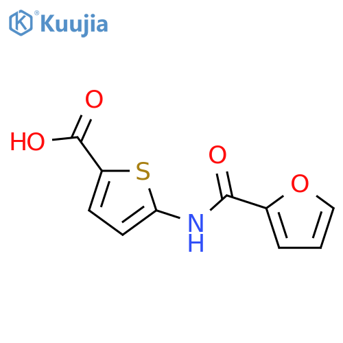 5-(Furan-2-amido)thiophene-2-carboxylic Acid structure