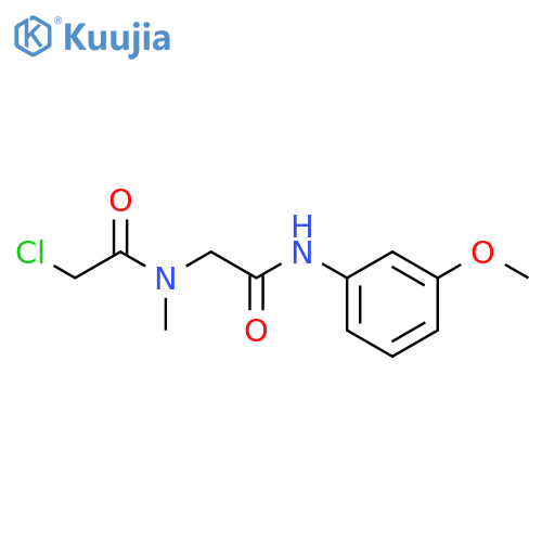 2-Chloro-n-{(3-methoxyphenyl)carbamoylmethyl}-n-methylacetamide structure