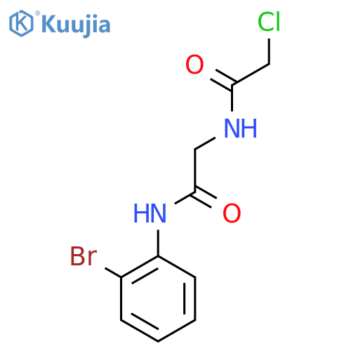 N-{(2-Bromophenyl)carbamoylmethyl}-2-chloroacetamide structure