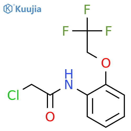 2-chloro-N-2-(2,2,2-trifluoroethoxy)phenylacetamide structure