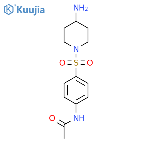 N-{4-(4-Aminopiperidin-1-yl)sulfonylphenyl}acetamide structure