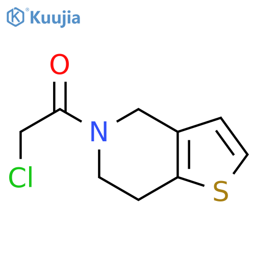 2-chloro-1-{4H,5H,6H,7H-thieno3,2-cpyridin-5-yl}ethan-1-one structure